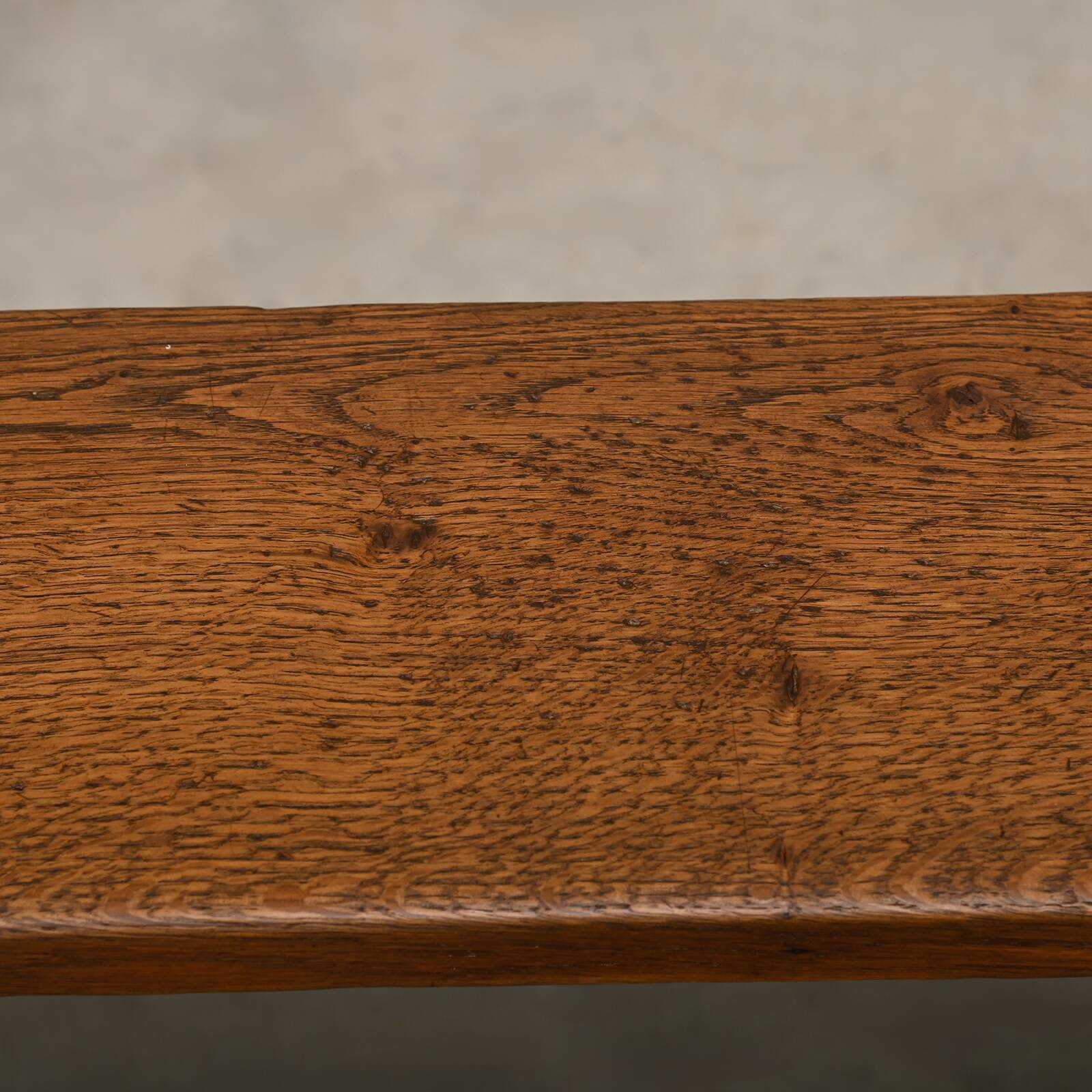 Antique, Primitive and Rustic Farm Benches in solid Oak, France 1920's