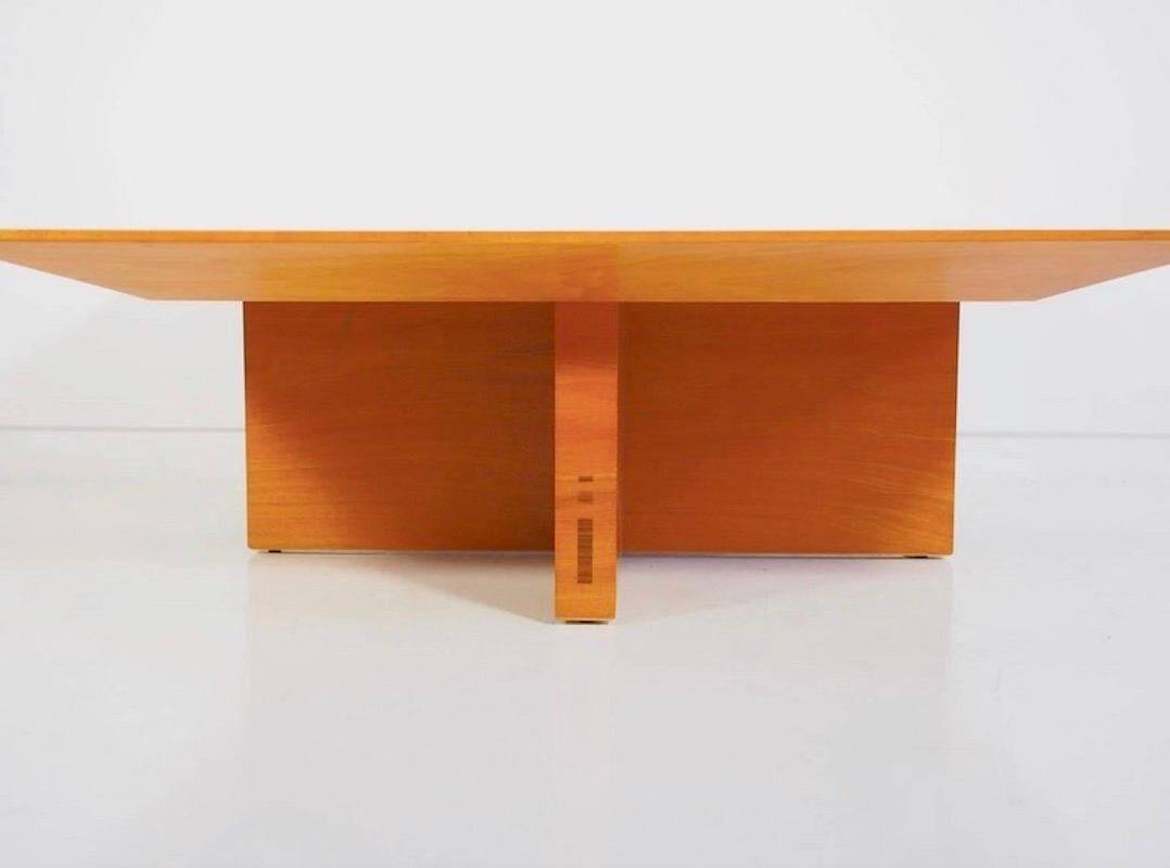 Walnut marquetry coffee table by Jaume Tresserra