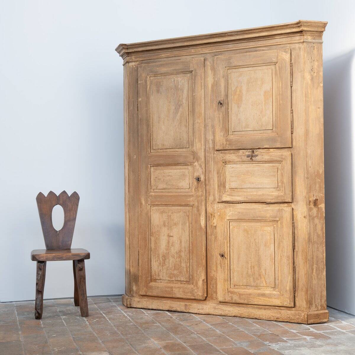 Antique Wooden Corner Cabinet, 1880