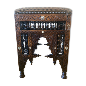 Tabouret de style marocain avec