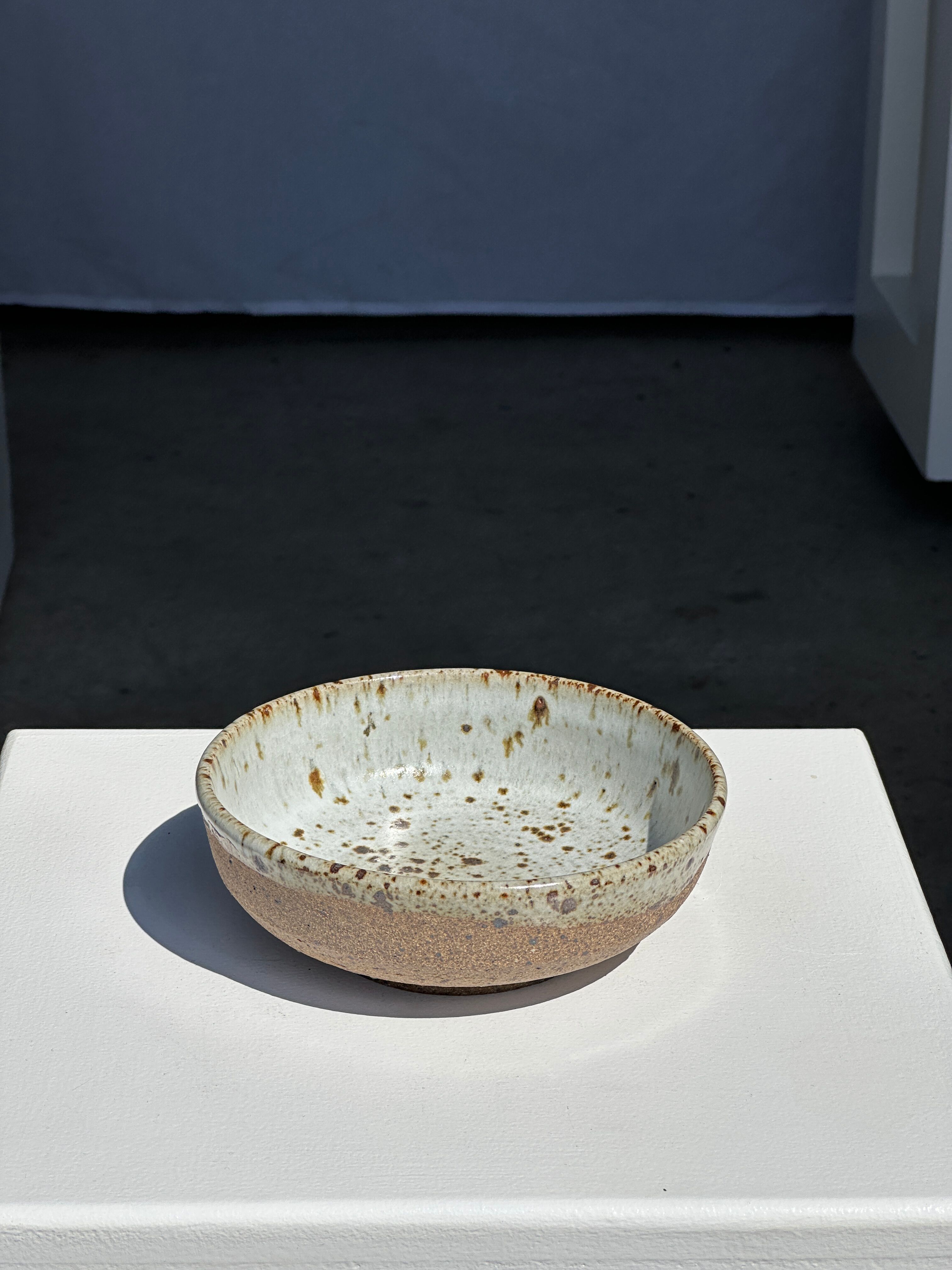 Bol en céramique moucheté et brun mat