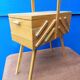 Sewing box worker feet compass scandinavian design vintage 50 60