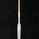 Old necessary to write 1900 in silver metal in box