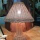 Vintage rattan lamp to install