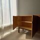 Vintage minimalist sideboard 1960s walnut