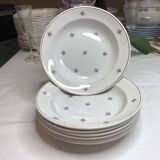 Porcelain flower soup plate