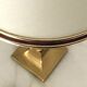 Brass base bedside lamp