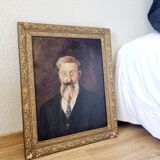 Tableau peinture à l'huile portait