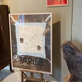 Old lithograph poster Tapies Galerie Maeght