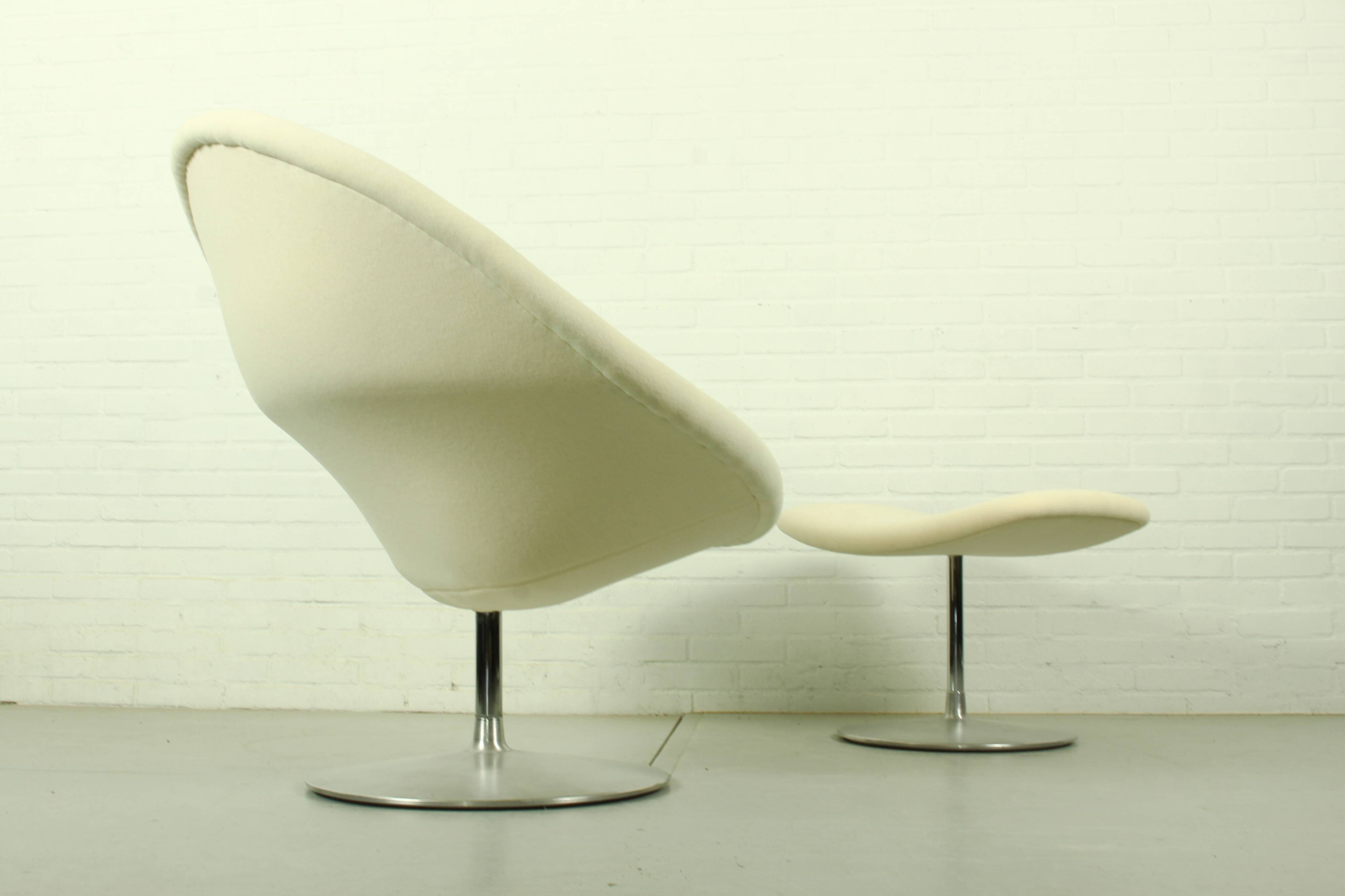 Iconic Pierre Paulin "Globe" Chair & Ottoman for Artifort