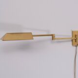 Applique à bras oscillant en laiton Allemagne années 1970