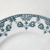 Terre de fer 6 Art Deco flat plates NORMAND model