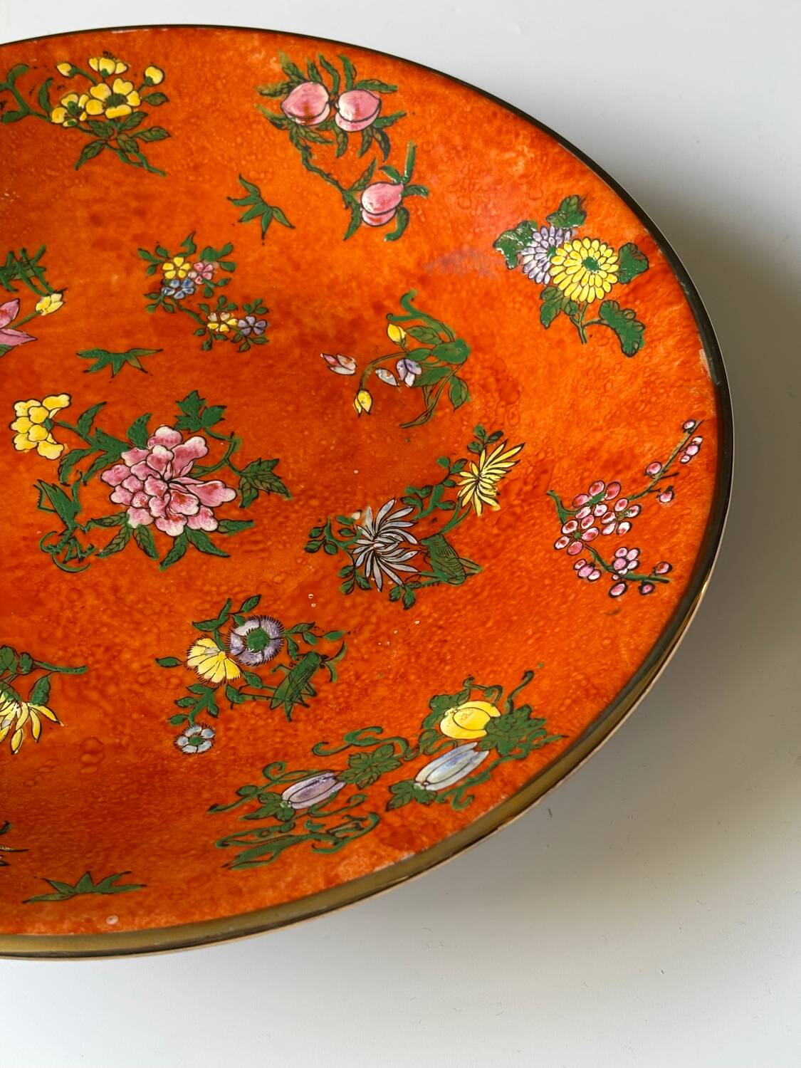 Large Asian porcelain dish