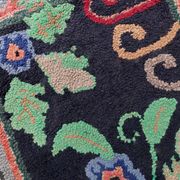 Tapis ancien fait main American Hooked 65cm x 168cm - 1C989