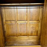Frankfurt solid wood wardrobe geometric shape vintage wardrobe