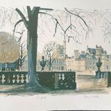 Edwin La Dell 1914-1970: Lithograph Canford England 46/75, 1959
