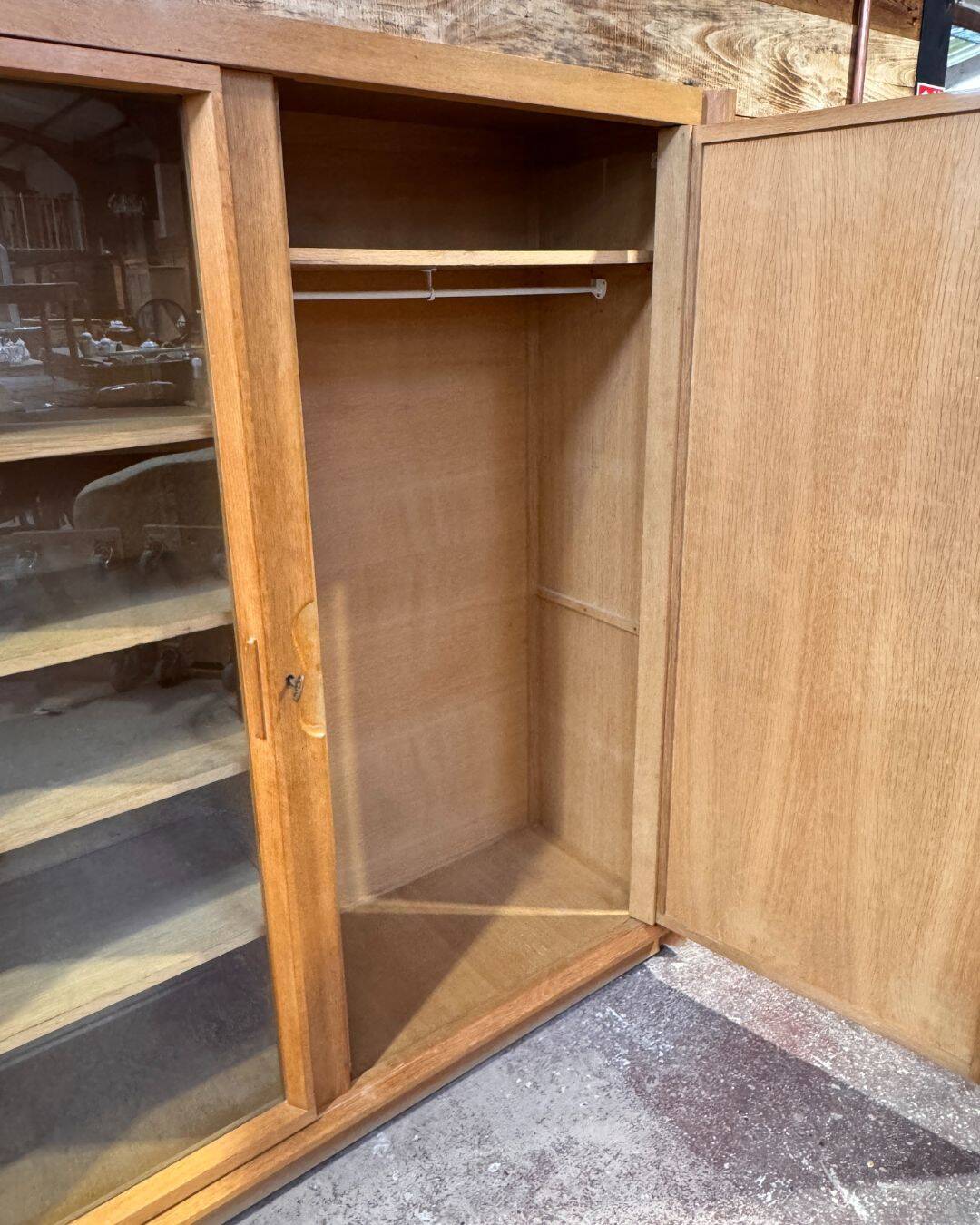 Oak display cabinet – Guillerme & Chambron