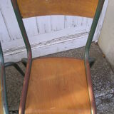 Set of 6 Mullca school chairs