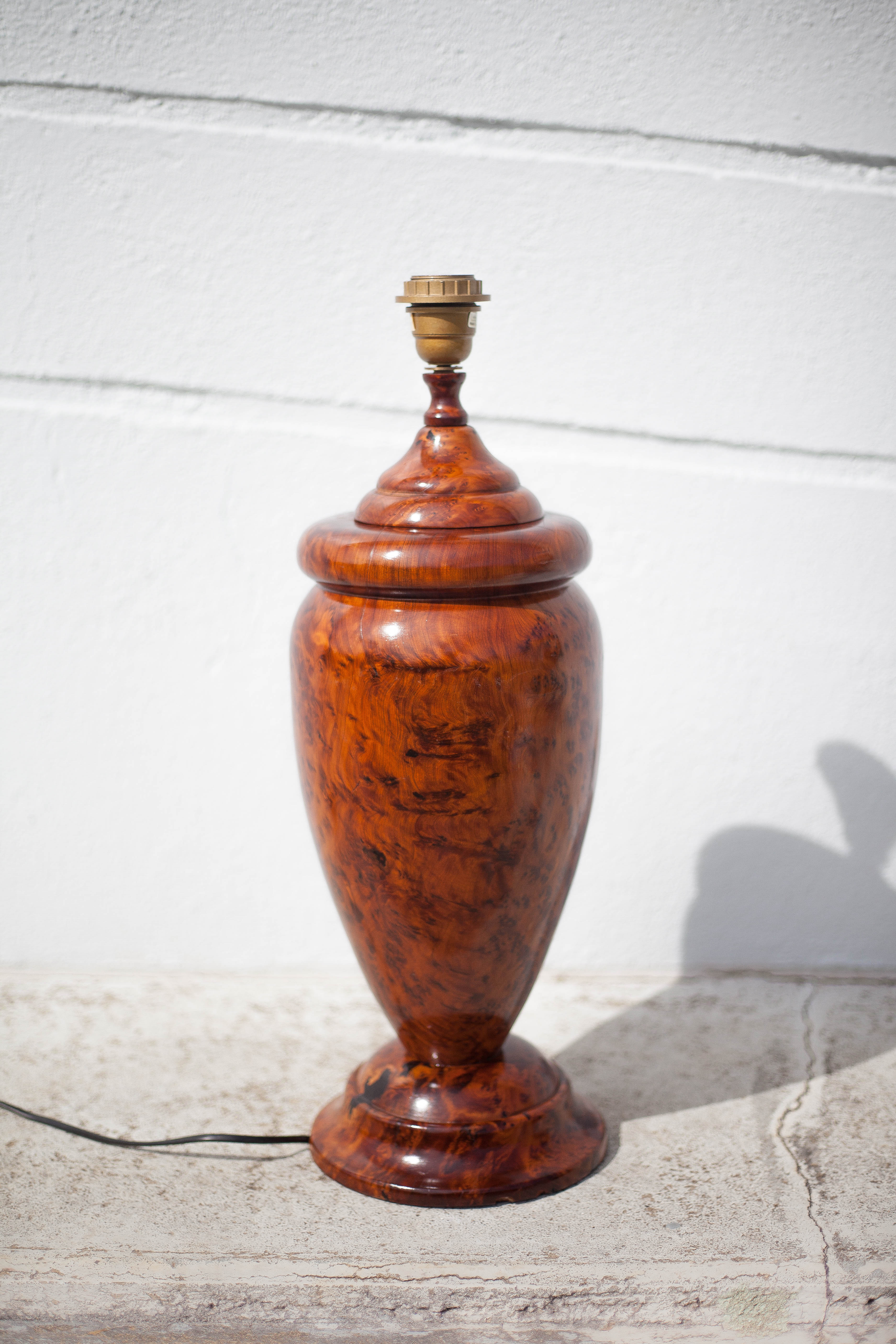 Louis Drimmer solid wood lamp