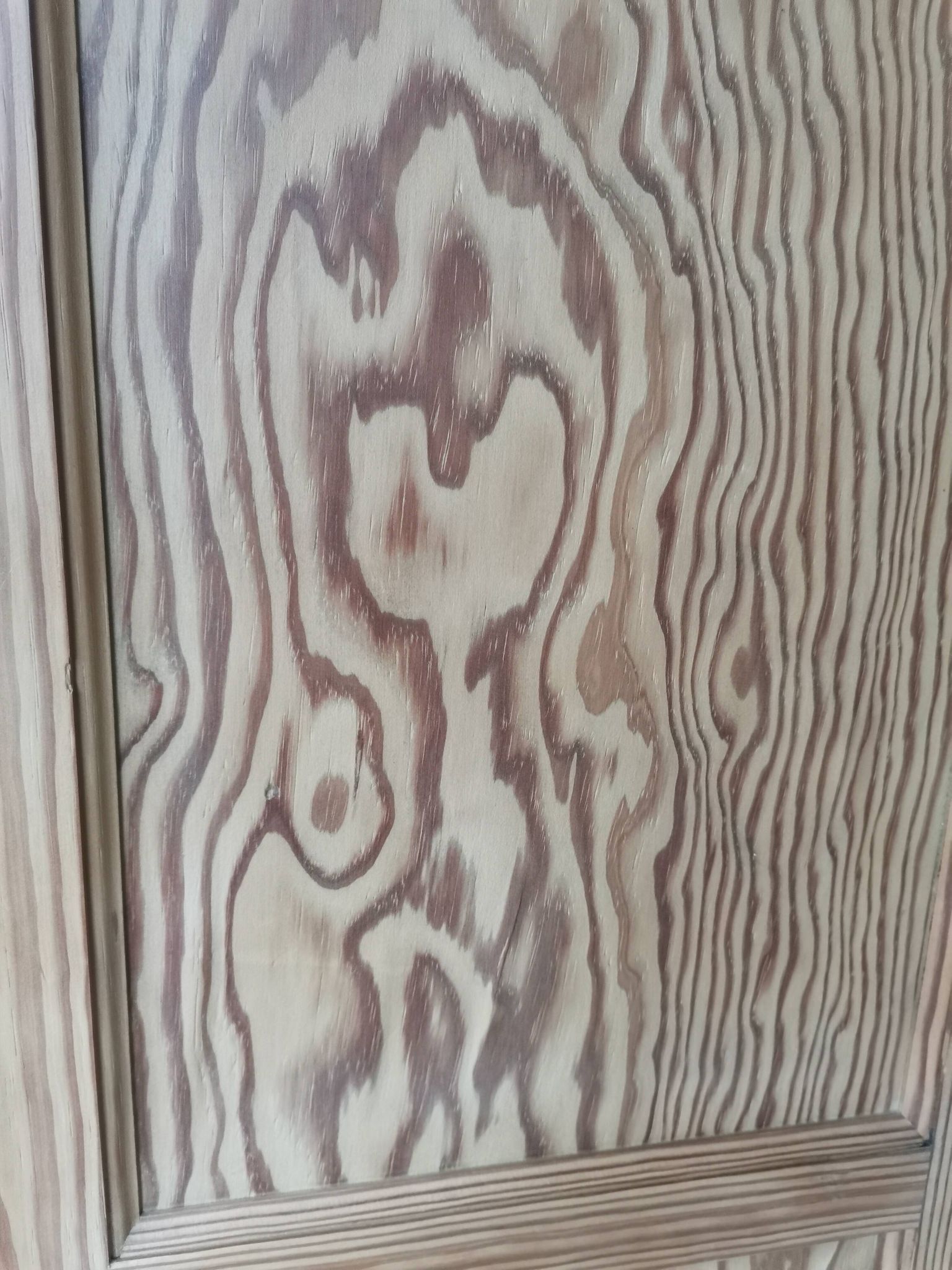 Parisian wardrobe in pitch pine