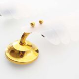 Set of 1950's French Lucite Shell sconces