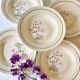 5 deep plates, KG Lunéville, Lorraine model, 1910s