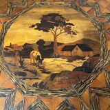 Inlaid side table