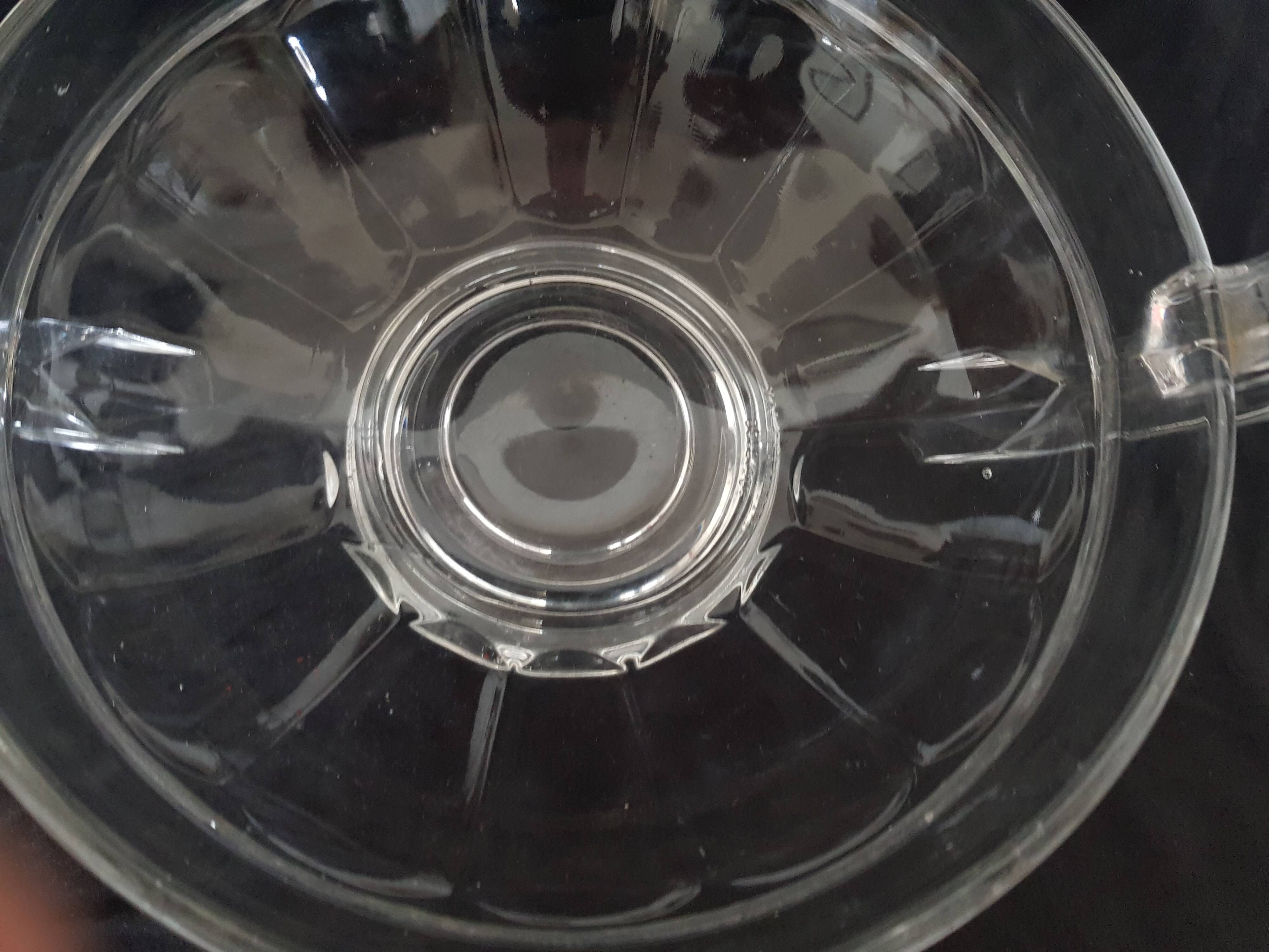 Noémie cup in Val Saint Lambert Art Deco glass