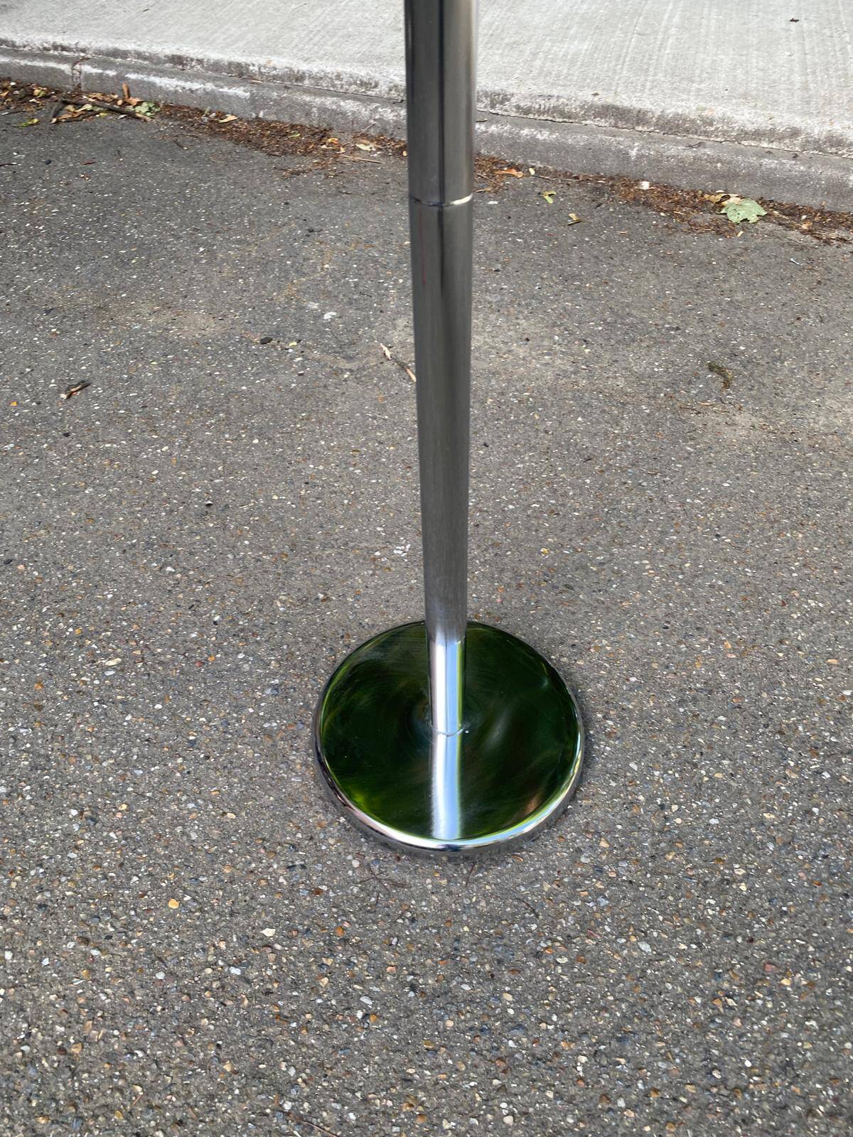 Vintage Parrot Coat Rack in Chrome Steel