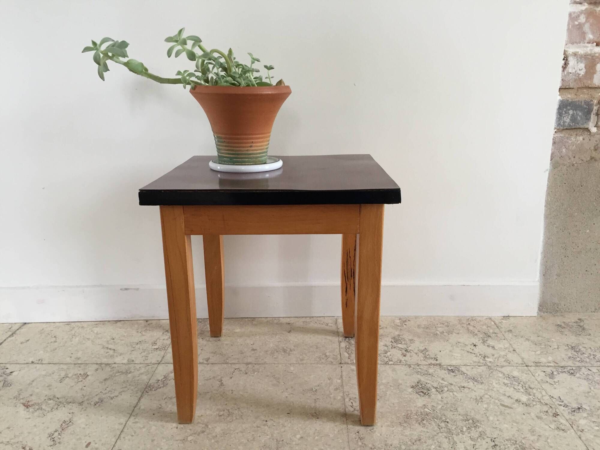 Vintage Formica Coffee Table Stool