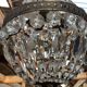 Balloon chandelier with pendants, early 20th century