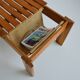 Table basse / Porte journaux Brutaliste vintage 1960 / 1970