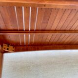 Exotic glass and solid wood table in Thailand