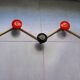 Zigzag Metal Coat Rack