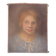 Antique signed painting portrait of a girl oil on canvas 1880 BM1N