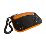 Vintage PTT Phone Telic t75 Orange from 1975