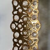 Wall lamp in gilded brass and glass, Peris Andreu, Spain, 1960s