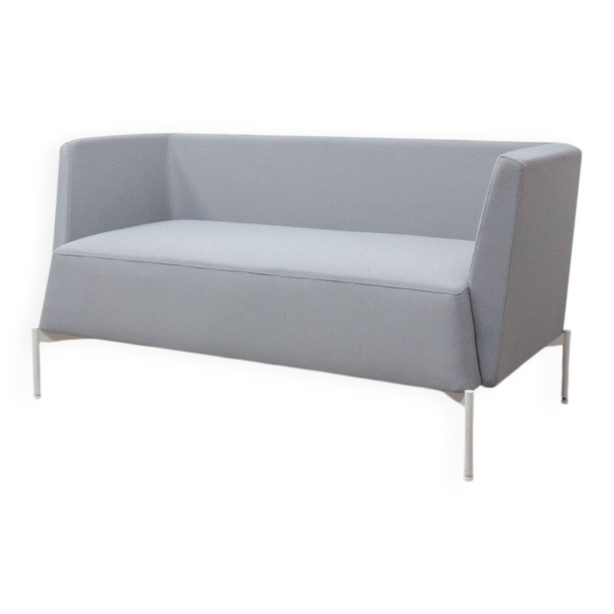 Canapé Kastel Kendo en tissu gris