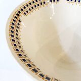 Large round dish/salad bowl from Faïencerie Nouvelle de Givors, "Maryse" model