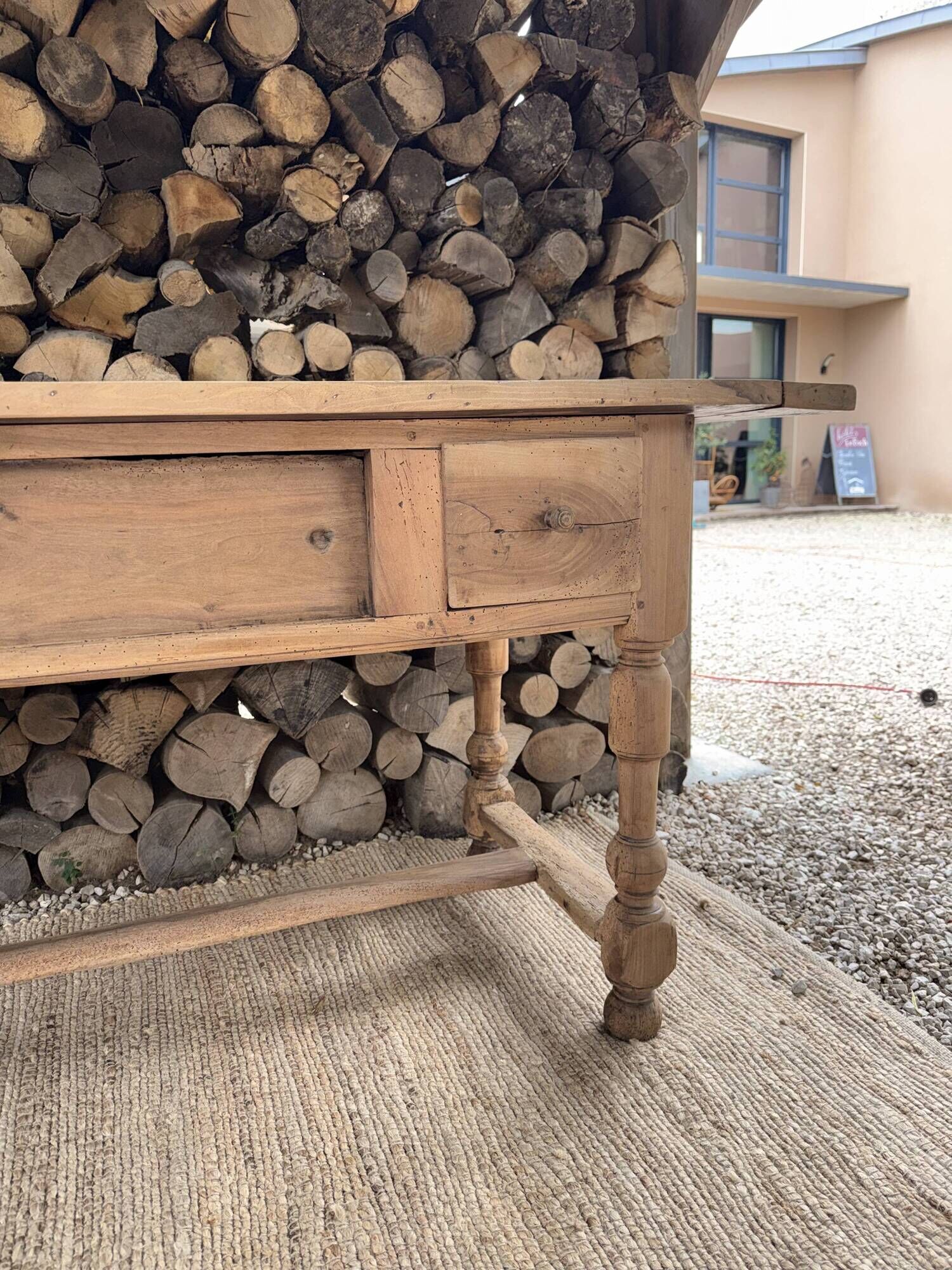 Work table or renovated antique draper's table