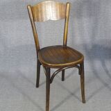 Set of 4 bistro chairs 1910/1930 curved wood, thonet, fischel etc