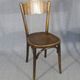 Set of 4 bistro chairs 1910/1930 curved wood, thonet, fischel etc