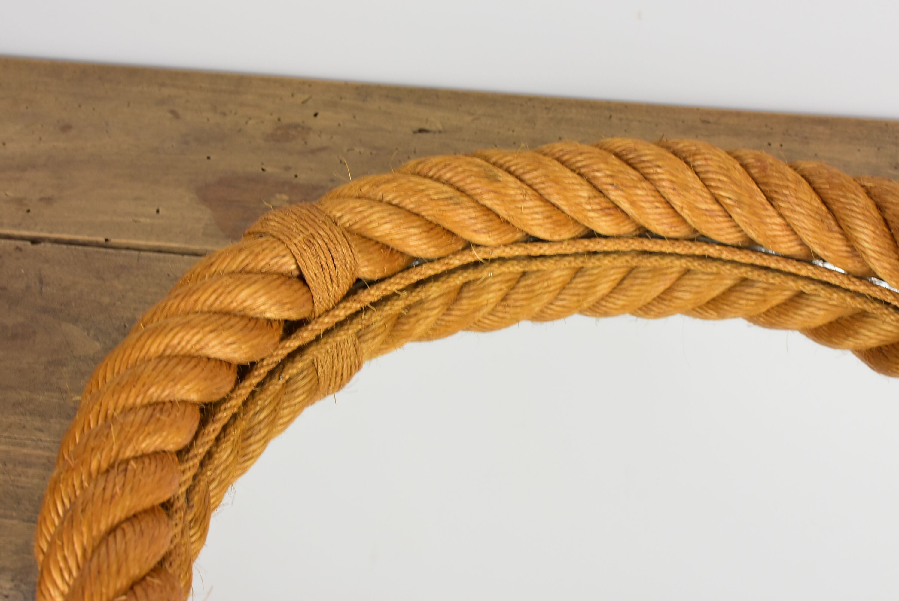Vintage rope mirror