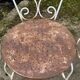 Pair of vintage wrought iron garden armchairs 60s
