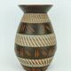 1950's akru keramik mid century VASE sgraffito decor model 10 30