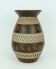 1950's akru keramik mid century VASE sgraffito decor model 10 30