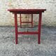 Folding brewery table