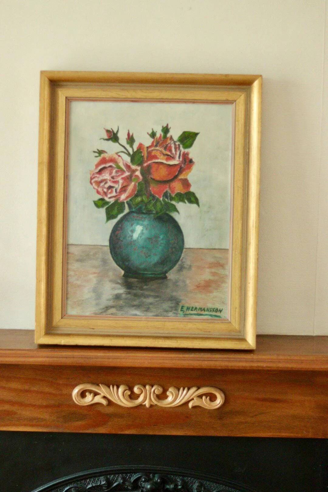 « Vase nature morte » par E. Hermansson