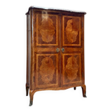 Armoire en marqueterie de style Louis XV, époque Napoléon III XIX eme