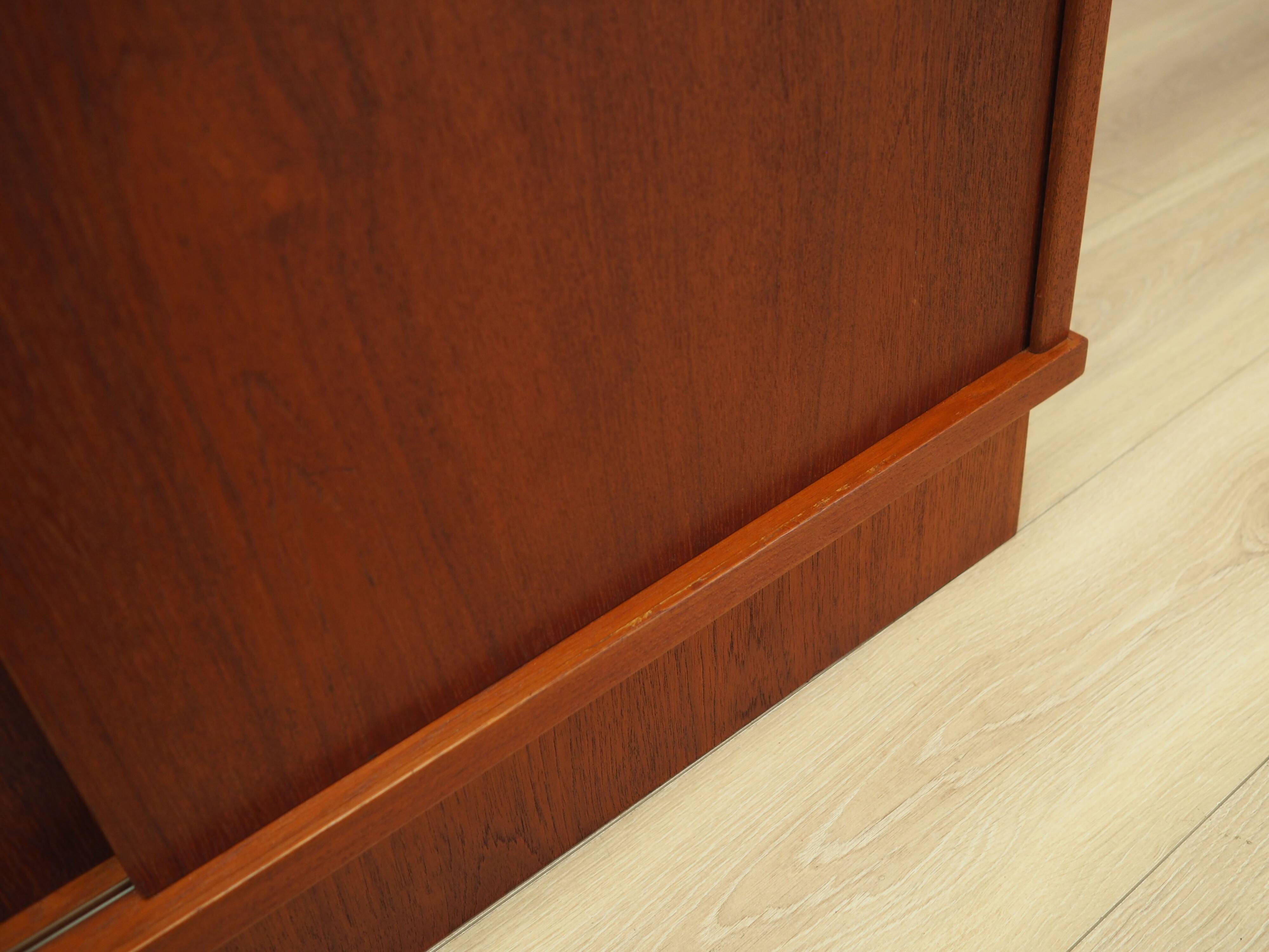 Teak wardrobe, Danish design, 1970s, produced in Denmark